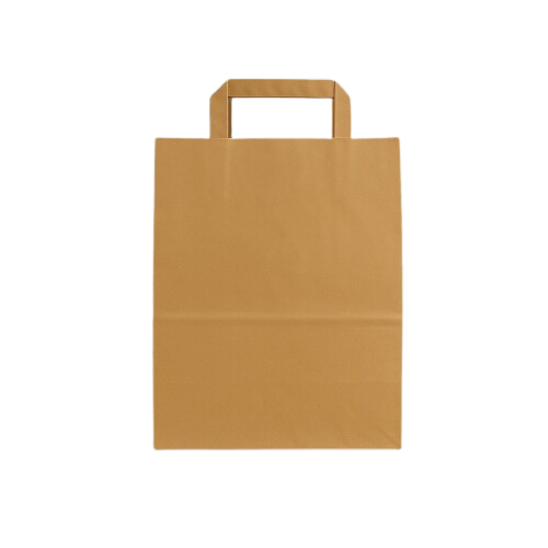 Flat Saplı Kağıt Çantalar